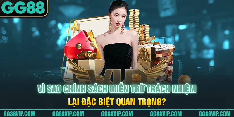 Vì sao chính sách miễn trừ trách nhiệm lại đặc biệt quan trọng? Vì sao chính sách miễn trừ trách nhiệm lại đặc biệt quan trọng?